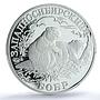 Russia 1 rouble Conservation Red Book Siberian Beaver PR69 PCGS silver coin 2001