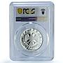 Russia 2 roubles Zodiac Signs Capricorn PR69 PCGS silver coin 2002