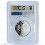 Russia 2 roubles Zodiac Signs Libra PR69 PCGS silver coin 2002