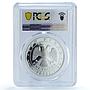 Russia 3 roubles Zodiac Signs Libra Scales PR69 PCGS silver coin 2003
