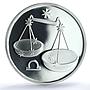 Russia 3 roubles Zodiac Signs Libra Scales PR69 PCGS silver coin 2003