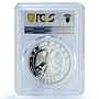 Russia 3 roubles Zodiac Signs Gemini PR69 PCGS silver coin 2004