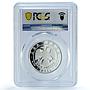Russia 2 roubles Zodiac Signs Capricorn PR69 PCGS silver coin 2005