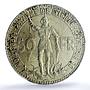 Belgium 50 francs Brussels Expo Railways KM-106.1 MS64 PCGS silver coin 1935
