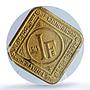 Belgium Ghent 1 franken German Occupation Coinage KM-Tn3 MS64 PCGS coin 1915