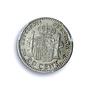 Spain 50 centimos King Alfonso XIII Coinage Mark SMV AU58 PCGS silver coin 1904