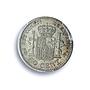 Spain 50 centimos King Alfonso XIII Coinage Mark SMV MS62 PCGS silver coin 1904