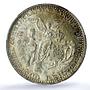 Portugal 500 reis Marquez de Pombal Seated Victory MS62 PCGS silver coin 1910