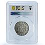 Portugal 200 reis King John Joao I Coinage KM-357 MS64 silver coin 1820