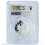 Russia 2 roubles Zodiac Signs Leo PR69 PCGS silver coin 2002