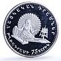 Armenia 1000 dram Currency KM-68 Anniversary Woman proof silver coin 1994