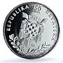 Croatia 150 kuna Franjo Tudman KM-59 History Politics proof silver coin 1997