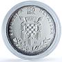 Croatia 150 kuna Franjo Tudman KM-59 History Politics proof silver coin 1997
