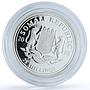 Somalia 25 shillings Elephant KM-205 African Wildlife proof silver coin 2008