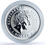 Australia 1 dollar Year of the Rooster KM-695 Lunar Series 1 silver coin 2005