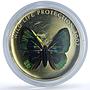 Congo 10 francs Green Butterfly KM-60 Wildlife Protection Fauna silver coin 2002