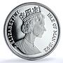 Isle of Man 1 crown Siamese KM-332a Cat Crowns proof silver coin 1992