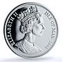 Isle of Man 1 crown Burmese KM-621a Cat Crowns proof silver coin 1996