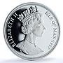Isle of Man 1 crown Long Haired Smoke KM-774a Cat Crowns proof silver coin 1997