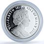 Isle of Man 1 crown Bengal KM-1111a Cat Crowns proof silver coin 2002