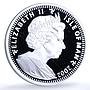 Isle of Man 1 crown Bengal KM-1111a Cat Crowns proof silver coin 2002