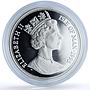 Isle of Man 1 crown Diplodocus KM-358a Preserve Planet Dinosaur silver coin 1993