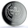 Kyrgyzstan 10 som Shanghai Cooperation Organization KM-10 proof silver coin 2007