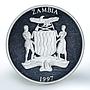 Zambia 10 kwacha For the children of the world proof silver coin 1997