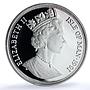 Isle of Man 1 crown Norwegian Forest KM-292a Cat Crowns proof silver coin 1991