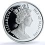 Isle of Man 1 crown Birman KM-857a Cat Crowns proof silver coin 1998