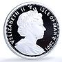 Isle of Man 1 crown Somali Kittens KM-1072a Cat Crowns proof silver coin 2001