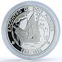Portugal 1000 escudos Ibero-American Two Worlds KM-657a Ship silver coin 1992