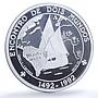 Portugal 1000 escudos Ibero-American Two Worlds KM-657a Ship silver coin 1992