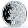 Romania 10 lei Presidency Council European Union KM-464 proof silver coin 2019