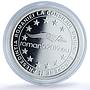 Romania 10 lei Presidency Council European Union KM-464 proof silver coin 2019