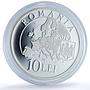 Romania 10 lei Presidency Council European Union KM-464 proof silver coin 2019
