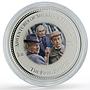 Cook Islands 2 dollars x 4 Set Sherlock Holmes Adventures silver coins 2007