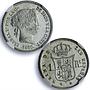 Spain 1 real Isabella II Madrid KM-606.2 Calico-422 MS 66 NGC silver coin 1860