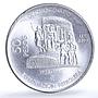 Mexico 50 pesos Oil Industry Nationalization KM-532 Monument silver coin 1988