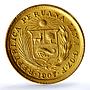 Peru 1/5 libra Republic Trade Coinage KM-210 Fr-75 gold coin 1907 GOZF