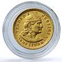 Peru 1/5 libra Republic Trade Coinage KM-210 Fr-75 gold coin 1907 GOZF
