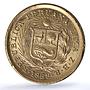 Peru 1/5 libra Republic Trade Coinage KM-210 Fr-75 gold coin 1959 ZBR
