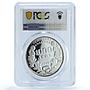 Bulgaria 1000 leva Year of the Child KM-232 UNICEF PR 68 PCGS silver coin 1997