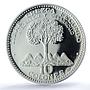 Costa Rica 10 colones Unification KM-192 History Tree PR68 PCGS silver coin 1970