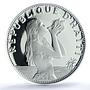 Haiti 50 gourdes Woman with Shell Mark Left KM-104.1 PR 69 PCGS silver coin 1973