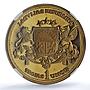 Latvia 1 ounce Independence Legation Series X#5b PF 68 NGC bronze coin 1988