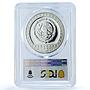 Mexico 100 pesos Brasero Efigie KM-563 Precolombina PR 69 PCGS silver coin 1992