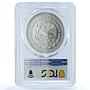 Mexico 1 onza Libertad Angel of Independence KM-613 MS 67 PCGS silver coin 1999