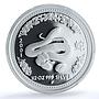 S 2001-P 50C Year of the Snake KM-535 Ag, DCAM