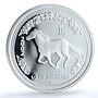 S 2002-P 50C Year of the Horse KM-579 Ag, DCAM